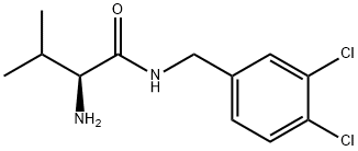 (S)-2-AMino-N-(3,4-dichloro-benzyl)-3-Methyl-butyraMide Struktur