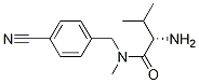 (S)-2-AMino-N-(4-cyano-benzyl)-3,N-diMethyl-butyraMide 化学構造式