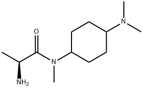 (S)-2-AMino-N-(4-diMethylaMino-cyclohexyl)-N-Methyl-propionaMide Structure