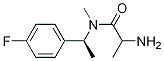 (2S)-2-氨基-N-(1-(4-氟苯基)乙基)-N-甲基丙酰胺, 1290233-88-3, 结构式