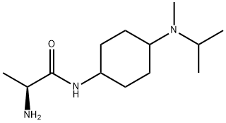 (S)-2-AMino-N-[4-(isopropyl-Methyl-aMino)-cyclohexyl]-propionaMide Struktur