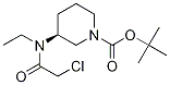 (S)-3-[(2-Chloro-acetyl)-ethyl-aMino]-piperidine-1-carboxylic acid tert-butyl ester Structure