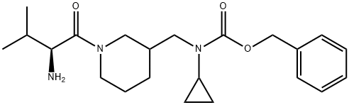 [1-((S)-2-AMino-3-Methyl-butyryl)-piperidin-3-ylMethyl]-cyclopropyl-carbaMic acid benzyl ester Struktur