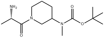 [1-((S)-2-AMino-propionyl)-piperidin-3-yl]-Methyl-carbaMic acid tert-butyl ester Struktur