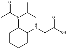[2-(Acetyl-isopropyl-aMino)-cyclohexylaMino]-acetic acid Structure
