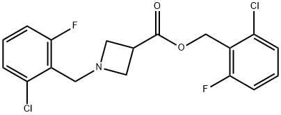 1-(2-클로로-6-플루오로-벤질)-아제티딘-3-카르복실산2-클로로-6-플루오로-벤질에스테르