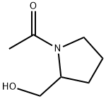 1-(2-HydroxyMethyl-pyrrolidin-1-yl)-ethanone 化学構造式