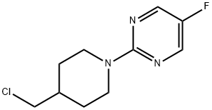 2-(4-氯甲基-哌啶-1-基)-5-氟-4-嘧啶, 1353966-24-1, 结构式