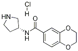 2,3-二氢-苯并[1,4]二氧杂环己烯-6-羧酸(R)-吡咯烷-3-基酰胺盐酸盐, 1353999-43-5, 结构式