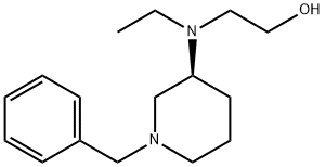 2-[((S)-1-Benzyl-piperidin-3-yl)-ethyl-aMino]-ethanol Struktur