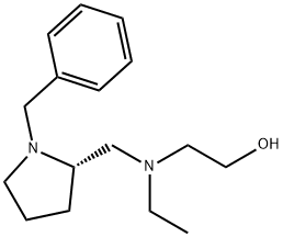 2-[((S)-1-Benzyl-pyrrolidin-2-ylMethyl)-ethyl-aMino]-ethanol Struktur