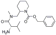2-{[((S)-2-AMino-3-Methyl-butyryl)-Methyl-aMino]-Methyl}-piperidine-1-carboxylic acid benzyl ester Structure