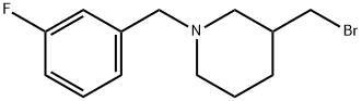 3-溴甲基-1-(3-氟-苄基)-哌啶, 1353948-39-6, 结构式
