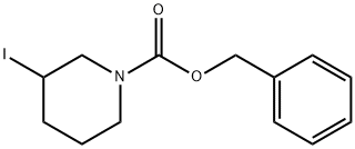3-碘哌啶-1-羧酸苄酯 结构式