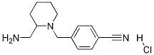 4-(2-氨基甲基-哌啶-1-基甲基)-苄腈盐酸盐, 1353954-43-4, 结构式