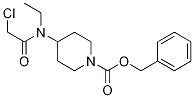 4-[(2-Chloro-acetyl)-ethyl-aMino]-piperidine-1-carboxylic acid benzyl ester Structure