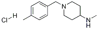 Methyl-[1-(4-Methyl-benzyl)-piperidin-4-yl]-aMine hydrochloride Struktur