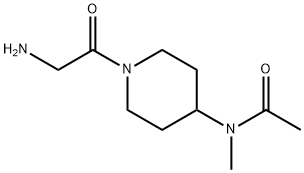 N-[1-(2-AMino-acetyl)-piperidin-4-yl]-N-Methyl-acetaMide Structure