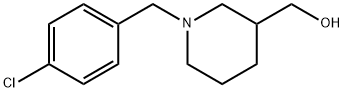 1-(4-氯-苄基)-哌啶-3-基]-甲醇,133748-89-7,结构式
