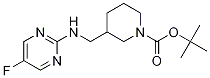 3-[(5-Fluoro-pyrimidin-2-ylamino)-methyl]-piperidine-1-carboxylic acid tert-butyl ester Struktur