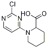 1-(2-氯-嘧啶-4-基)-哌啶-2-羧酸, 1261229-49-5, 结构式