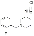 1-(2-Fluoro-benzyl)-piperidin-3-ylamine hydrochloride Struktur