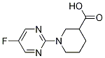 1-(5-Fluoro-pyrimidin-2-yl)-piperidine-3-carboxylic acid Structure