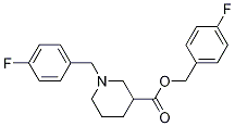 1-(4-Fluoro-benzyl)-piperidine-3-carboxylic acid 4-fluoro-benzyl ester Structure