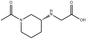 ((R)-1-Acetyl-piperidin-3-ylaMino)-acetic acid Structure