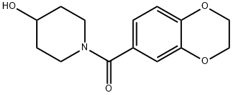 (2,3-二氢-苯并[1,4]二氧杂环己烯-6-基)-(4-羟基-哌啶-1-基)-甲酮,1156974-83-2,结构式