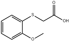 (2-甲氧基-苯基硫基)-乙酸 结构式