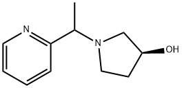 (S)-1-(1-吡啶-2-基-乙基)-吡咯烷-3-醇 结构式