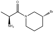 (S)-2-AMino-1-((R)-3-broMo-piperidin-1-yl)-propan-1-one Struktur