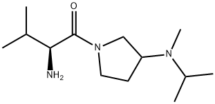 (S)-2-AMino-1-[3-(isopropyl-Methyl-aMino)-pyrrolidin-1-yl]-3-Methyl-butan-1-one Structure