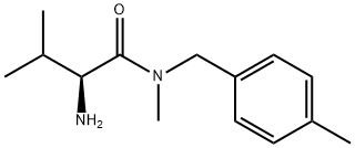 (S)-2-AMino-3,N-diMethyl-N-(4-Methyl-benzyl)-butyraMide Structure