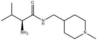 (S)-2-AMino-3-Methyl-N-(1-Methyl-piperidin-4-ylMethyl)-butyraMide Structure