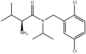 (S)-2-AMino-N-(2,5-dichloro-benzyl)-N-isopropyl-3-Methyl-butyraMide Struktur