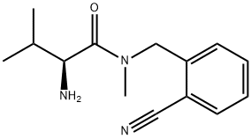 (S)-2-AMino-N-(2-cyano-benzyl)-3,N-diMethyl-butyraMide Struktur