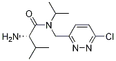 (S)-2-AMino-N-(6-chloro-pyridazin-3-ylMethyl)-N-isopropyl-3-Methyl-butyraMide Struktur