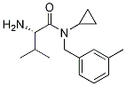 (S)-2-AMino-N-cyclopropyl-3-Methyl-N-(3-Methyl-benzyl)-butyraMide 化学構造式