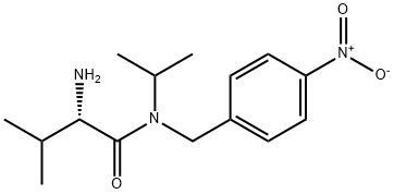 (S)-2-AMino-N-isopropyl-3-Methyl-N-(4-nitro-benzyl)-butyraMide Struktur