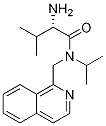 (S)-2-AMino-N-isopropyl-N-isoquinolin-1-ylMethyl-3-Methyl-butyraMide Struktur