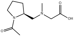 [((S)-1-Acetyl-pyrrolidin-2-ylMethyl)-Methyl-aMino]-acetic acid Struktur