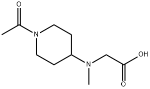 [(1-Acetyl-piperidin-4-yl)-Methyl-aMino]-acetic acid Structure