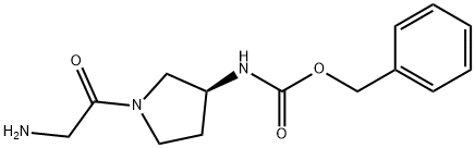 [(S)-1-(2-AMino-acetyl)-pyrrolidin-3-yl]-carbaMic acid benzyl ester Struktur