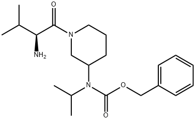 [1-((S)-2-AMino-3-Methyl-butyryl)-piperidin-3-yl]-isopropyl-carbaMic acid benzyl ester Struktur