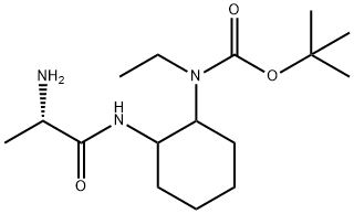 [2-((S)-2-AMino-propionylaMino)-cyclohexyl]-ethyl-carbaMic acid tert-butyl ester Structure