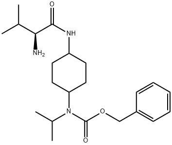 [4-((S)-2-AMino-3-Methyl-butyrylaMino)-cyclohexyl]-isopropyl-carbaMic acid benzyl ester Struktur