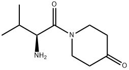 1-((S)-2-AMino-3-Methyl-butyryl)-piperidin-4-one Struktur