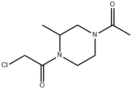 1-(4-Acetyl-2-Methyl-piperazin-1-yl)-2-chloro-ethanone Structure
